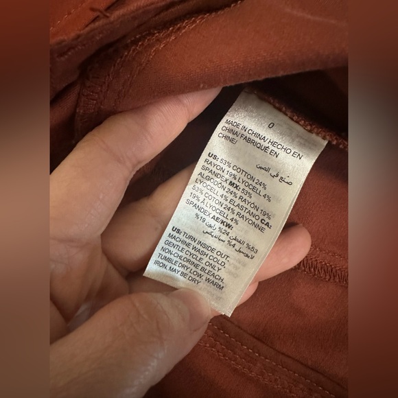 Chico’s Brown Military Field Jacket with Stand-Up Collar size 4/6 - Picture 10 of 12